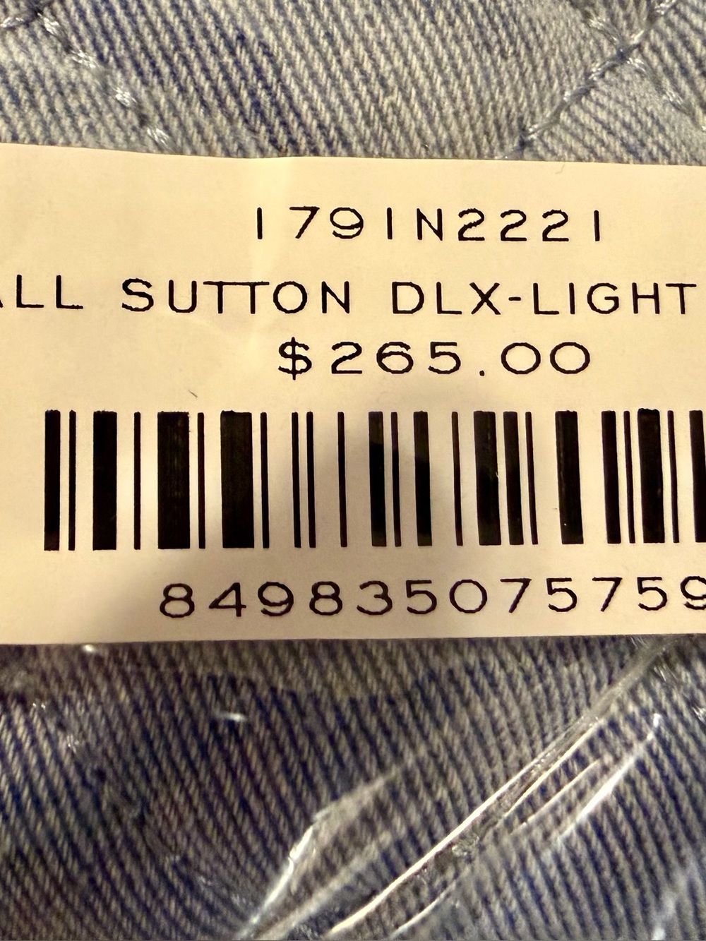 MZ Wallace Quilted Small Sutton Deluxe in Light Denim; NWT - Picture 2 of 9